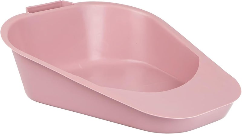 Comfort Axis Portable, Easy to Clean Fracture Bedpans,Non-stick surface, Rose 1 Each - Image 1