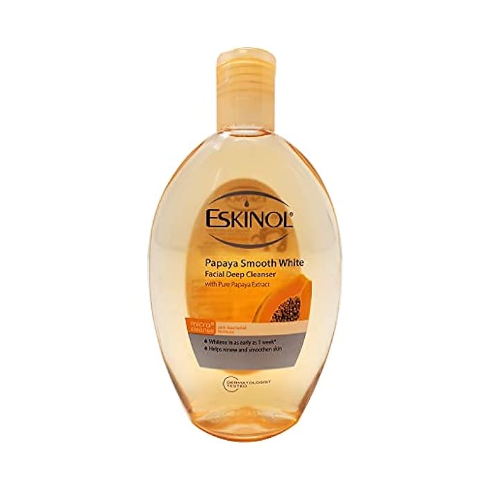 Eskinol Lot of 2 Eskinol Naturals Papaya Facial Cleanser 7.6 Oz - 225 ml Bottle - Image 5