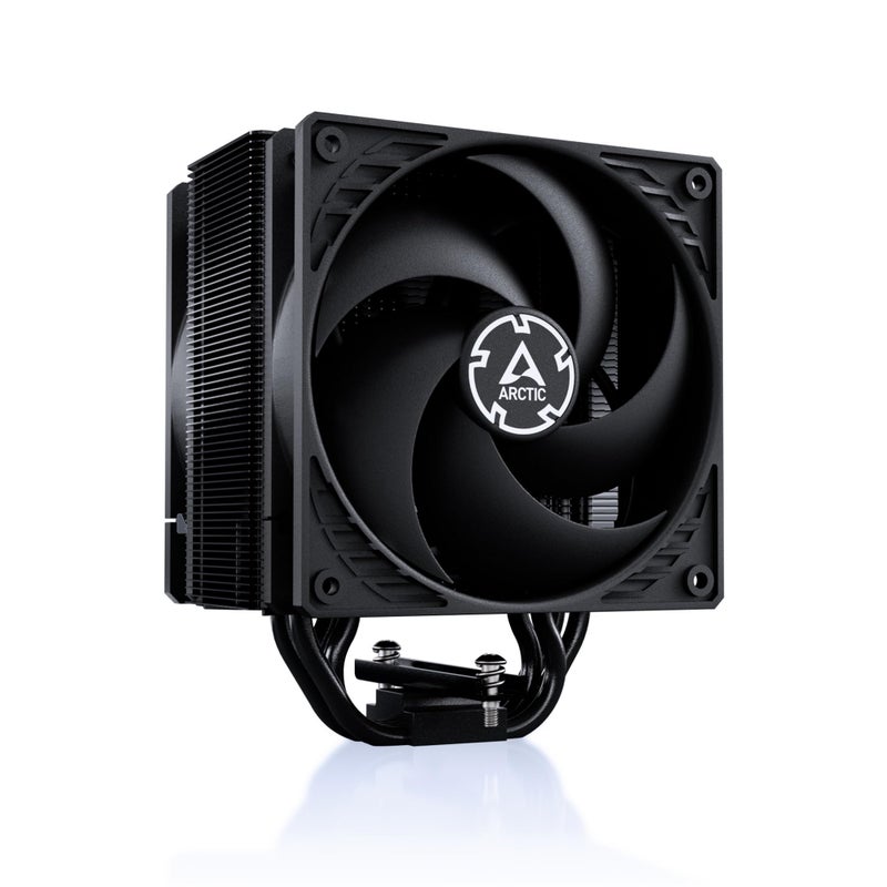 ARCTIC Freezer 36 (Black) - Single-Tower CPU Cooler with Push-Pull, Two Pressure-optimised 120 mm P Fans, Fluid Dynamic Bearing, 200â€“1800 RPM, 4 Heatpipes, incl. MX-6 Thermal Compound - Image 1