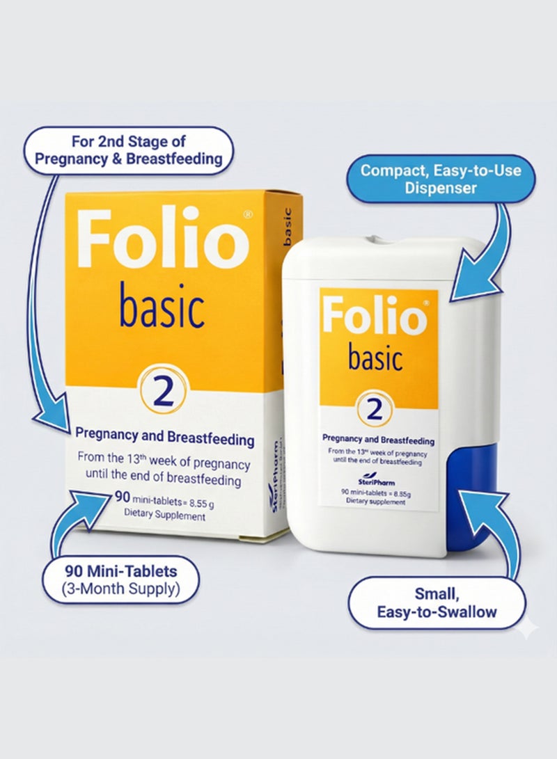 Folio Basic 2 Pregnancy & Breastfeeding Vitamins - Image 4