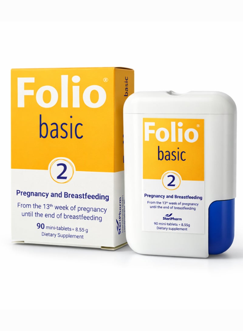 Folio Basic 2 Pregnancy & Breastfeeding Vitamins - Image 1