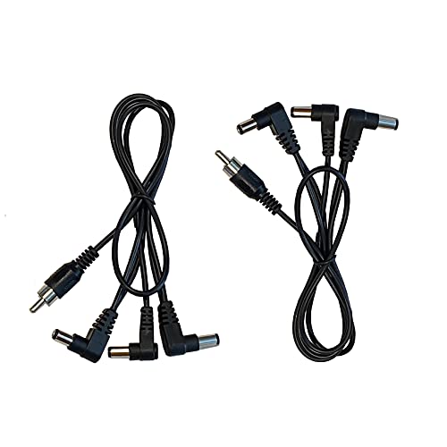 Kurrent Electric (2) Pack of 3 Way Split Effects Pedal DC Power Cables for CIOKS Power Supplies - Image 5