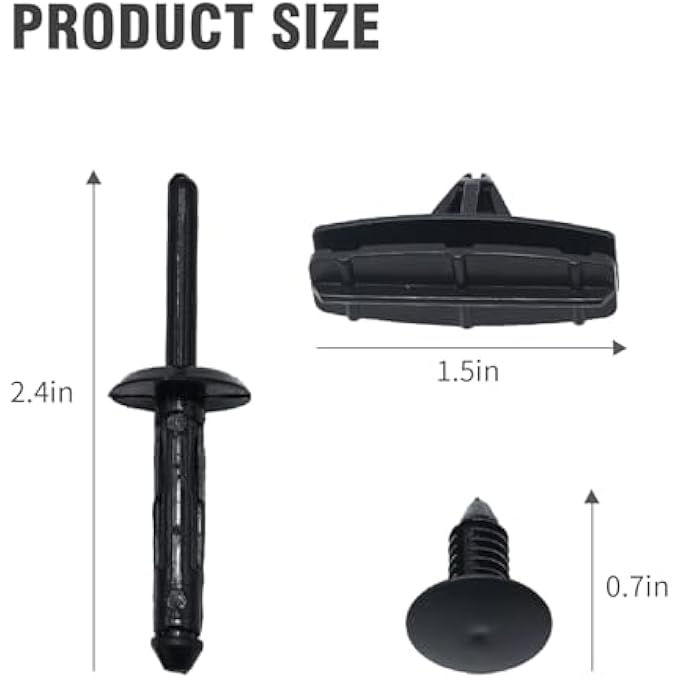 ريحني 60 قطعة مسمار فيندر فلير ستائر 6506007Aa 68039280Aa درع الصدام مثبت مشبك هزاز 6030441 مشابك تشكيل  بديل لجيب رانجلر كرايسلر فورد جي إم سي - Image 3