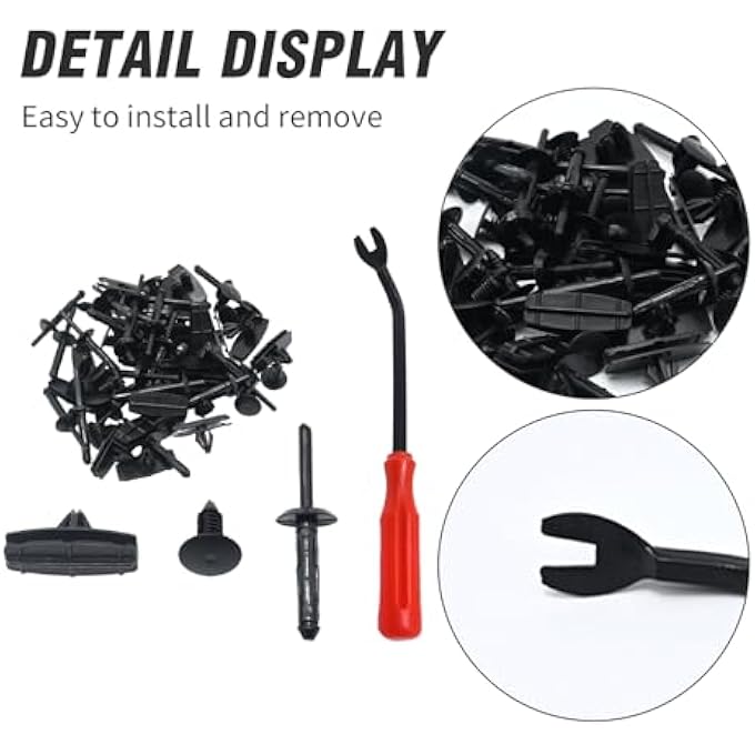 ريحني 60 قطعة مسمار فيندر فلير ستائر 6506007Aa 68039280Aa درع الصدام مثبت مشبك هزاز 6030441 مشابك تشكيل  بديل لجيب رانجلر كرايسلر فورد جي إم سي - Image 5