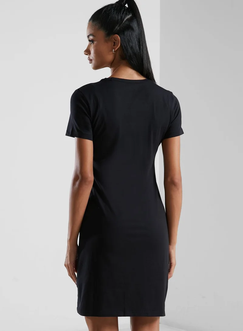 DKNY Logo T-Shirt Dress