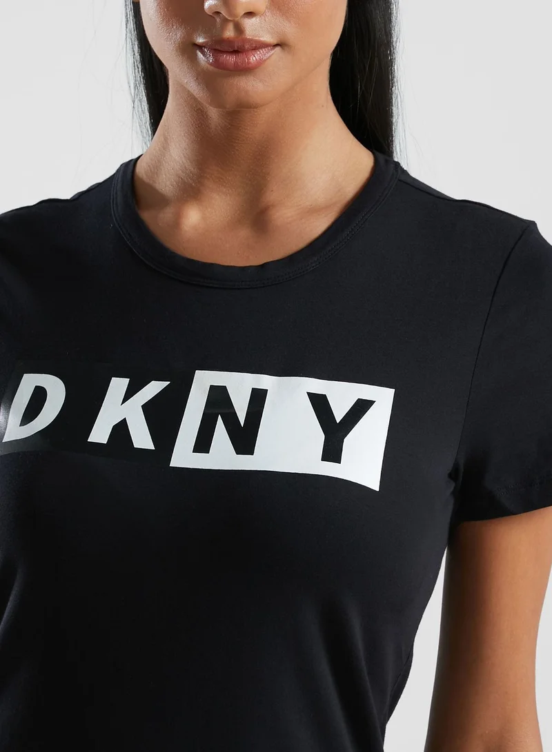 DKNY Logo T-Shirt Dress