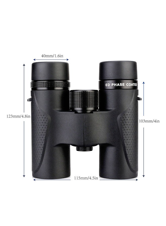 SVBONY ED Low Dispersion 8x32 Binoculars – Magnesium Alloy Body, BAK4 Prism, FMC Lens Coating, IPX7 Waterproof, Nitrogen-Filled, Twist-Up Eyecups, Wide Field of View, HD Clear Imaging  - Image 4