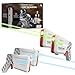 Sharper Image Tag Blaster Set 4Pack with Lights Sounds 110ft Range 7 Team Colors Dual Firing Modes Indoor Outdoor Game for Kids Teens Adults No Vests Needed White - Image 3