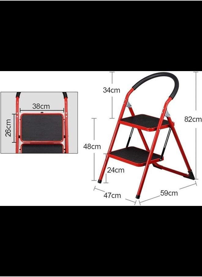 ABBASALI Foldable 4 Step Multi Purpose Ladders Step Stool For Household Purpose  - Image 2