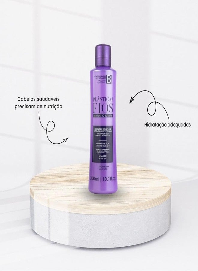 Cadiveu Professional Plástica dos Fios Post-Sealing Hair Treatment Kit, 3-Piece Set with Shampoo, Conditioner and Gradual Smooth Serum, Anti-Frizz Thermal Sealing System - Image 5