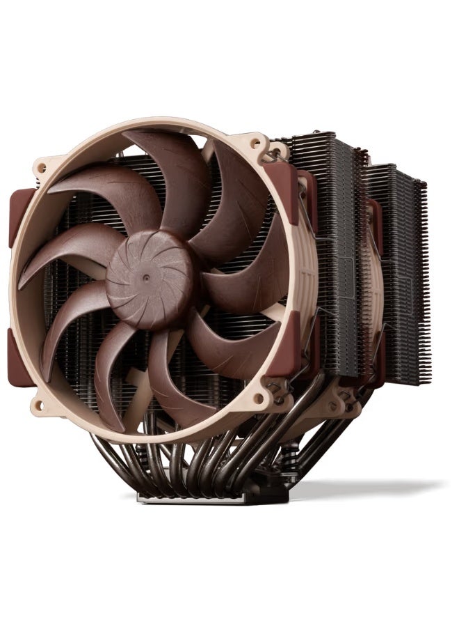 Noctua NH-D15 G2 Dual Tower CPU Air Cooler, 8 Heatpipes, 2x NF-A14x25r G2 PWM Fans, Brown
