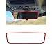 Wevdn Rear View Mirror Protector Frame Silicone Car RearView Mirror Cover Compatible with Model 3 and Y Auto Interior Decoration Gifts Car Accessories Red - Image 2