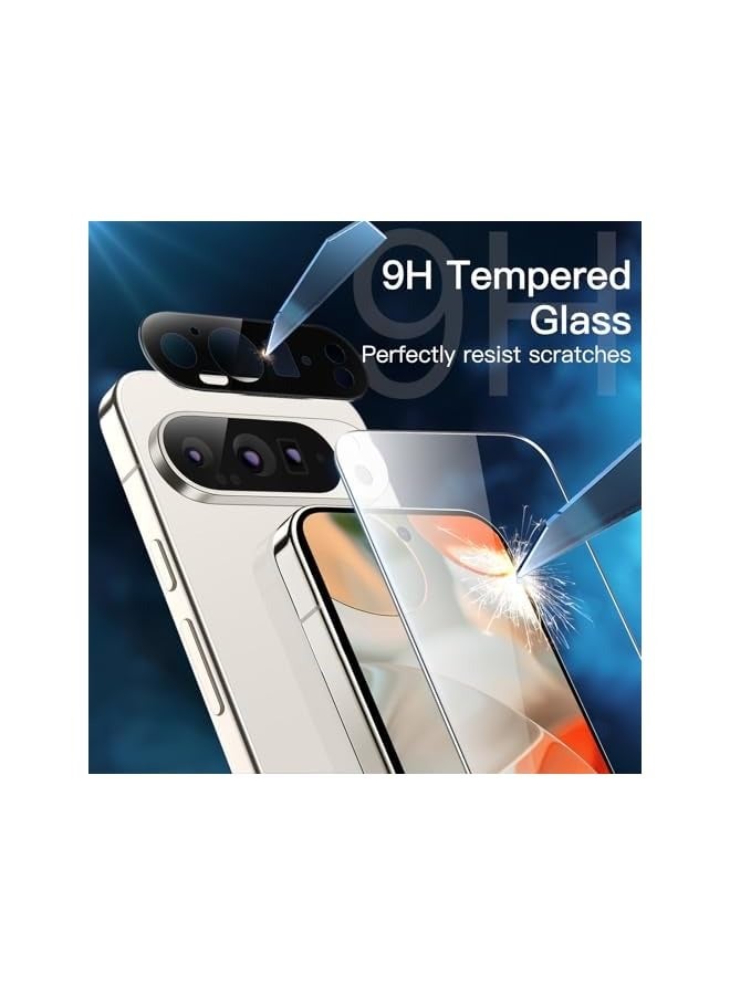 Jetech Screen Protector for Google Pixel 9 Pro XL with Camera Lens Protector, Easy Installation Tool, Fingerprint Compatible, Tempered Glass Film, HD Clear, 2-Pack Each - Image 3