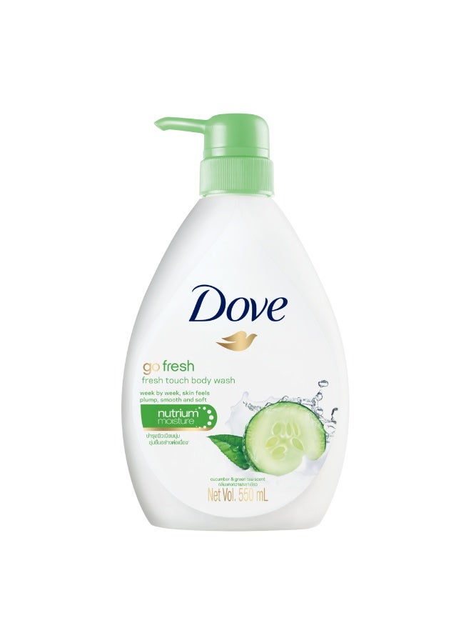 Dove Fresh Touch Body Wash Cucumber And Green Tea Scent 1000 ML - Image 1