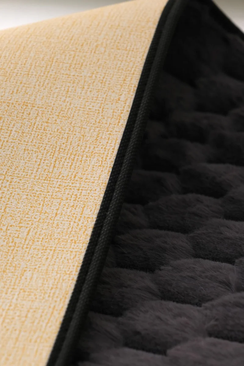 Favora Rabbit Fur Honeycomb 2-Piece Mop Set - Anthracite