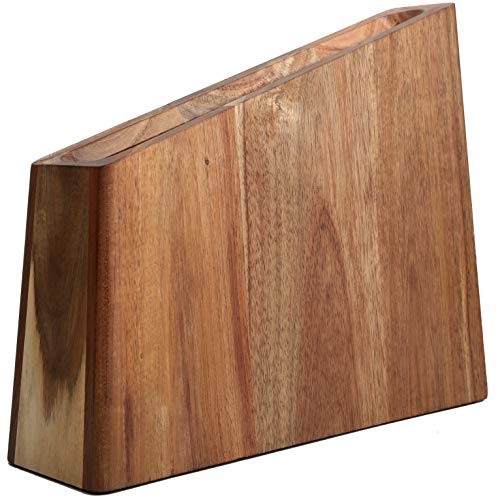 Resafy Magnetic Knife Wooden Block Knife Display Holder Rack Magnetic Stands with Strong Enhanced Magnets Kinves Strip - Image 1