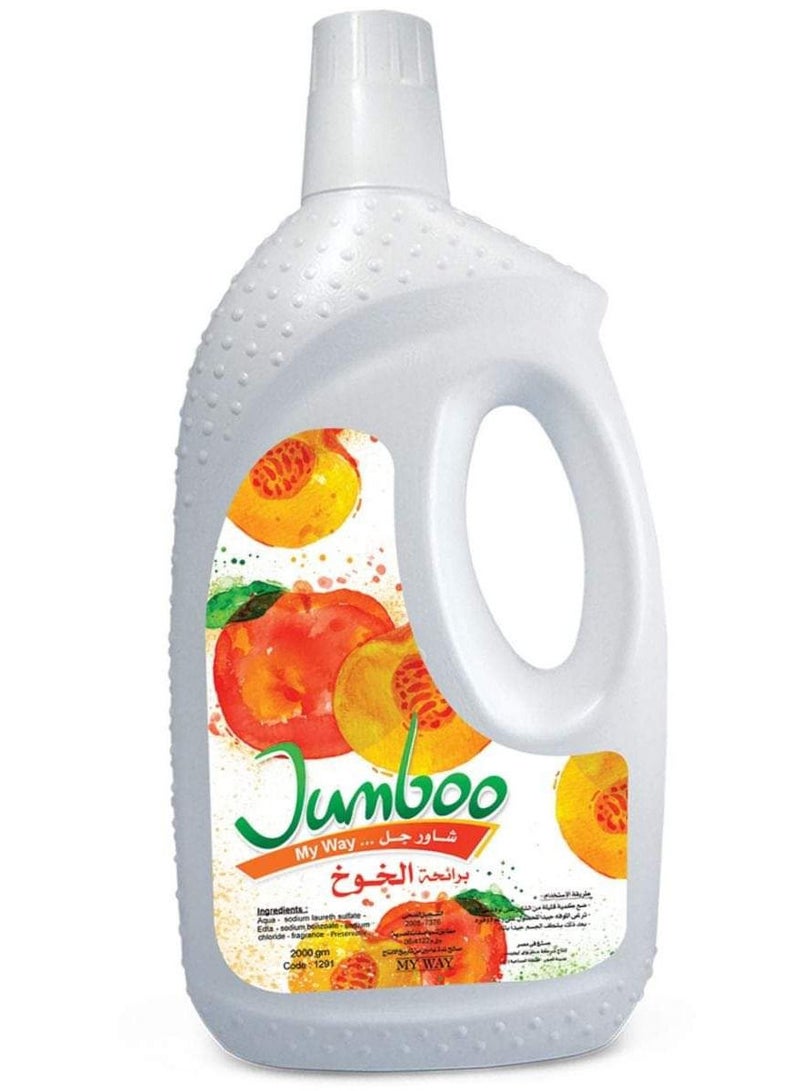 MAYWAY Peach shower gel 2 liters from mayway