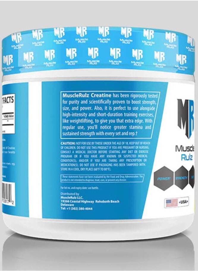 Muscle Rulz - Creatine Micronized 60 Servings 300g - Image 1