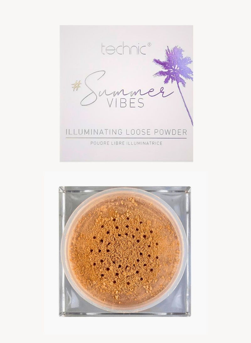 تكنيك بودرة سائبة لامعة لإضاءة الصيف - Image 1