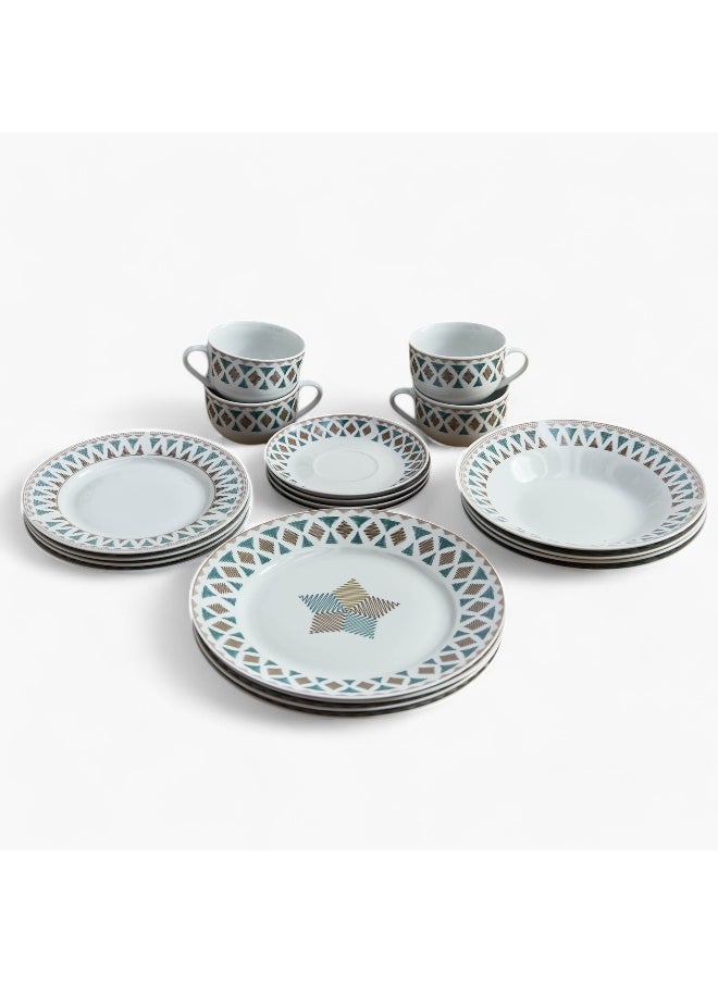 Home Box - Atlanta Tribal Trails 20-Piece Dinner Set - Serves 4 - Image 1