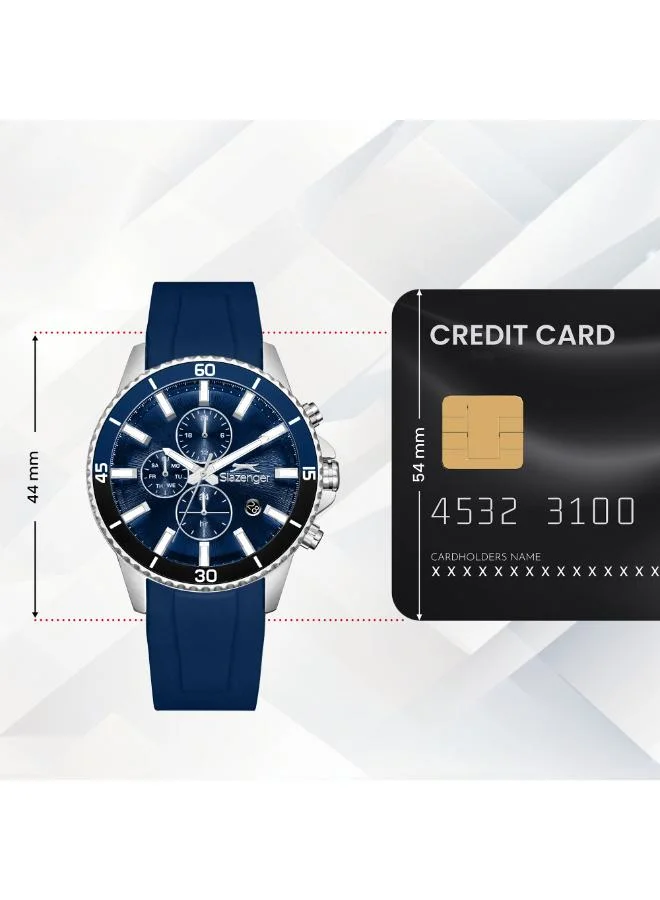Slazenger  Men's Silicone Multi Function Watch SL.9.2572.2.399 - 44 mm for Men | Best Price UAE