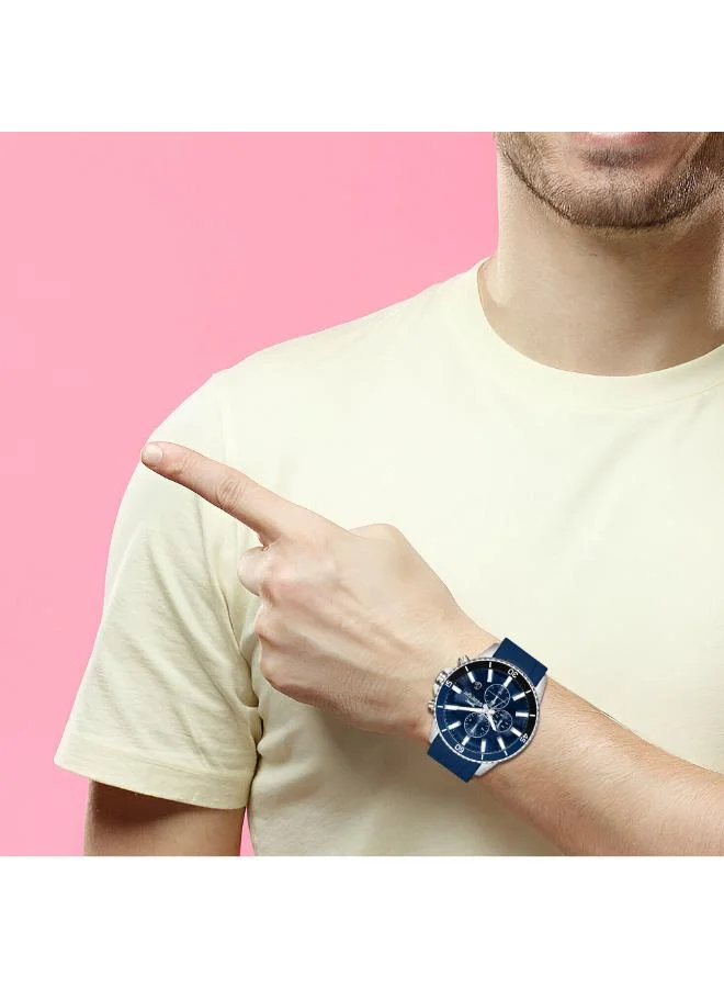 Slazenger  Men's Silicone Multi Function Watch SL.9.2572.2.399 - 44 mm for Men | Best Price UAE