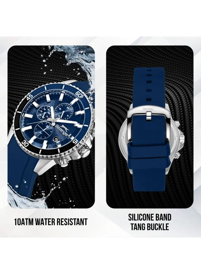 Slazenger  Men's Silicone Multi Function Watch SL.9.2572.2.399 - 44 mm for Men | Best Price UAE