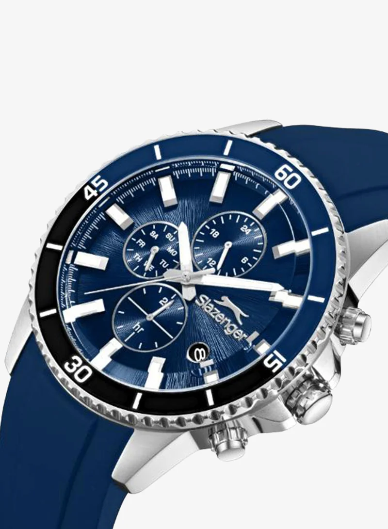 Slazenger  Men's Silicone Multi Function Watch SL.9.2572.2.399 - 44 mm for Men | Best Price UAE