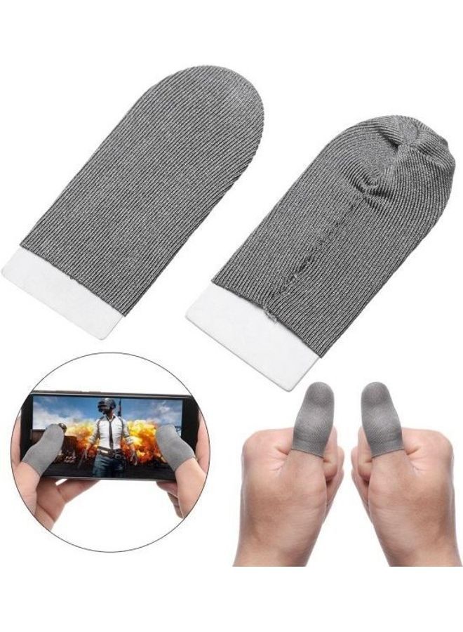 NIBEMINENT Stretchable Mobile Phone Finger Pubg Gaming Gloves Touch Screen Thumb Sleeve For Fortnite Gatillos Breathable Controller ( 1 Set )  - Image 3