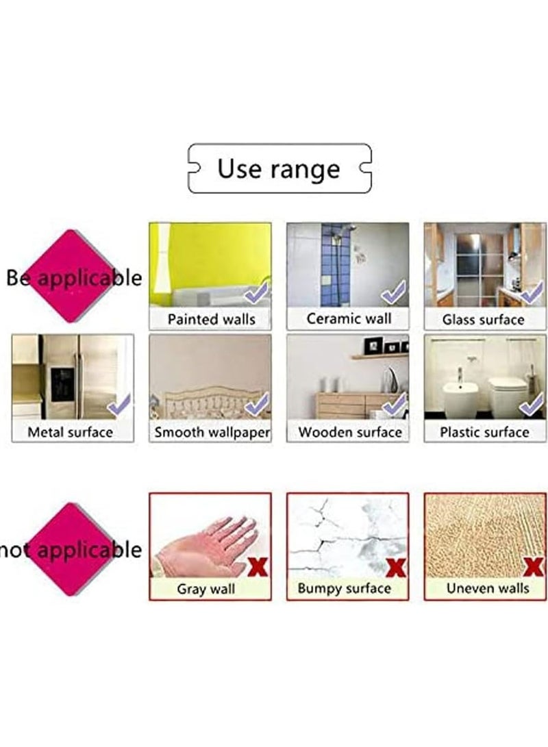 LINGWEI Frameless Modern Large Wall Clock 3D Mirror Sticker  - Image 4