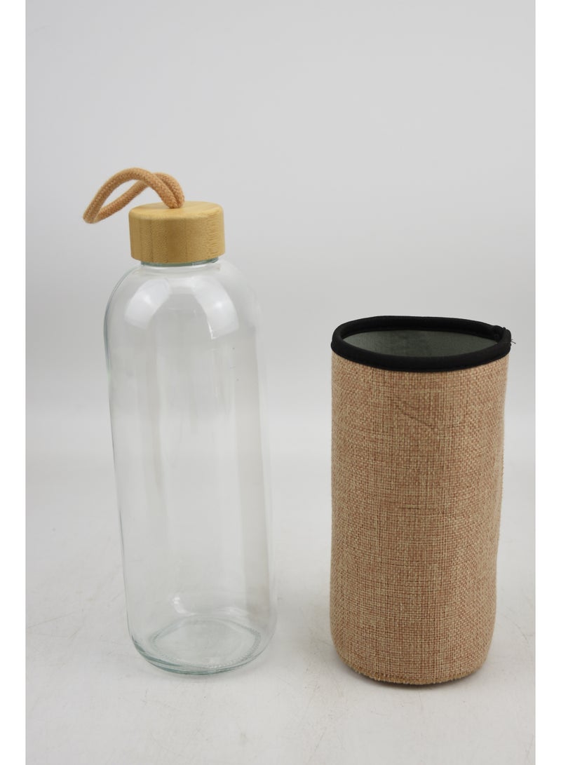 Orchid Orchid Glass Bottle 1000ML – Leakproof, BPA-Free, Stylish Design - Image 2