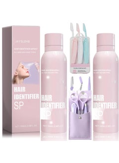VEZE VEZE For Face Shaving Hair Identifier SpGel Skin Dermaplaning SpGe for Face Moisturizing and Skin Care Dermaplaner SpGeHair Identifier SpGe 3 Pink 