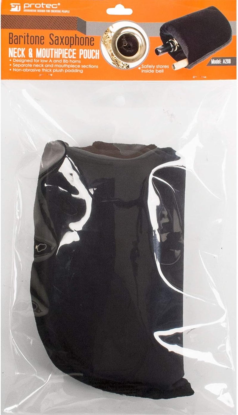 ProTec Pro Tec A208 Baritone Saxophone Neck & Mouthpiece In-Bell Pouch - Image 3