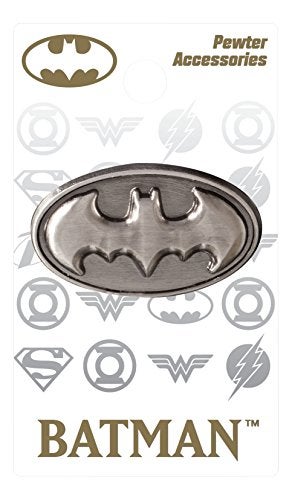 DC Comics دبوس صدر من البيوتر بتصميم شعار باتمان من دي سي كوميكس ديلوكس - Image 1
