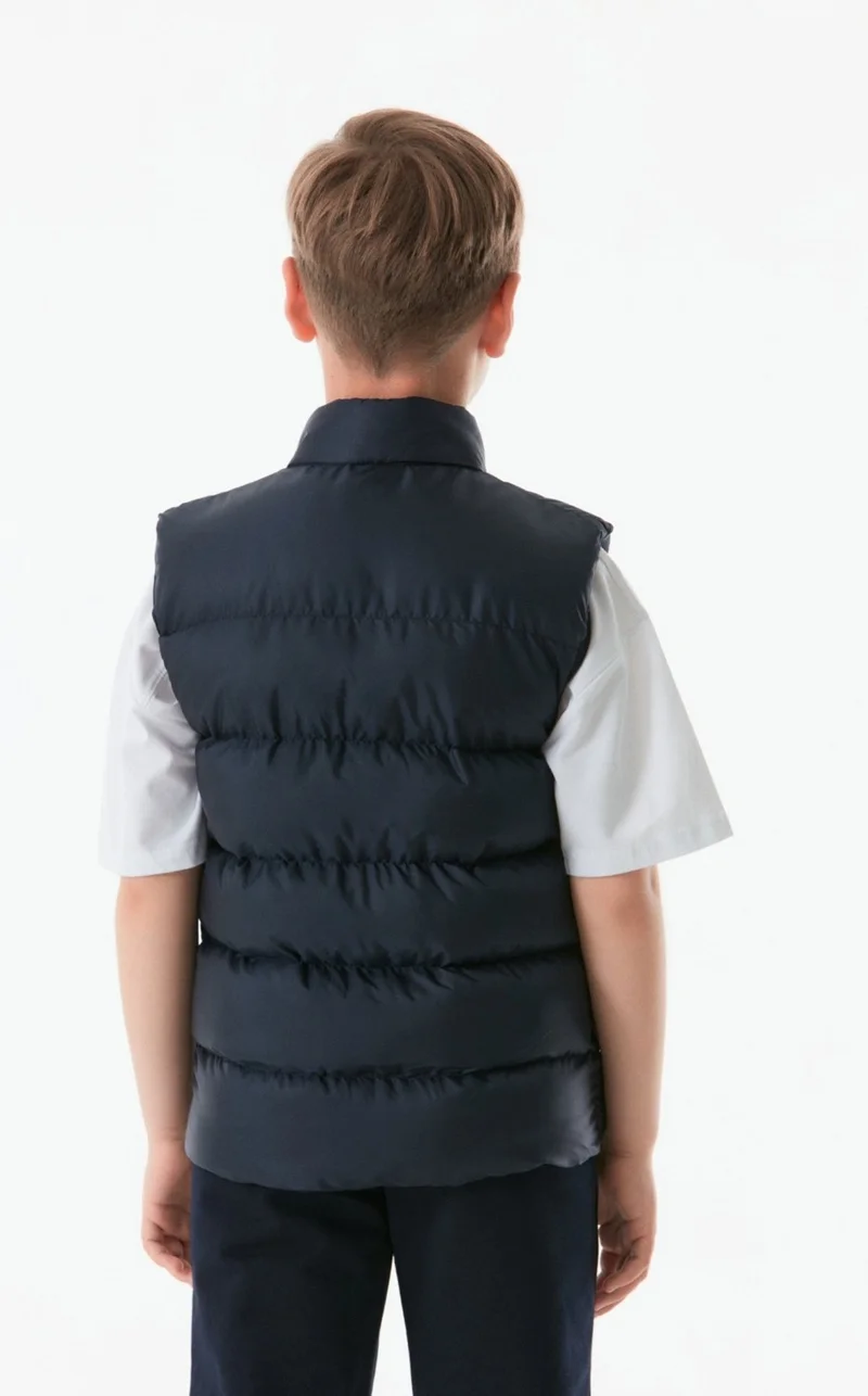 FullaModa Embroidered Zippered Unisex Children's Vest