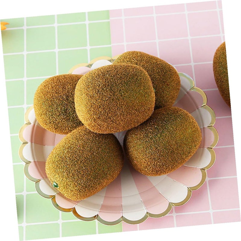 4Pcs Lifelike Artificial Kiwifruit Foam Decor Models For Home Display Photography - Image 5