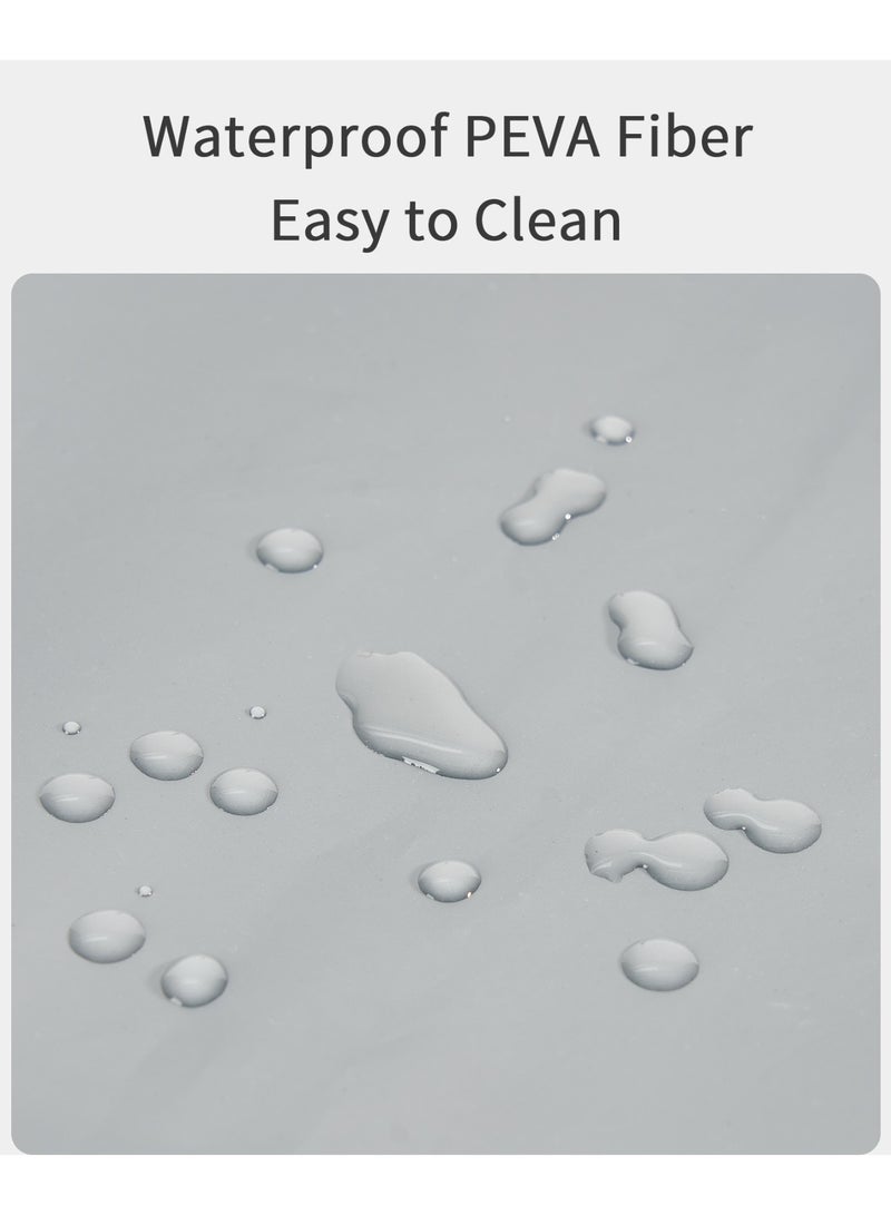 انسولار وسادة حفاض محمولة، حقيبة سفر تغيير حفاضات الأطفال بساط ذكي محمول محطة سفر للأرضع (أسود) - Image 5