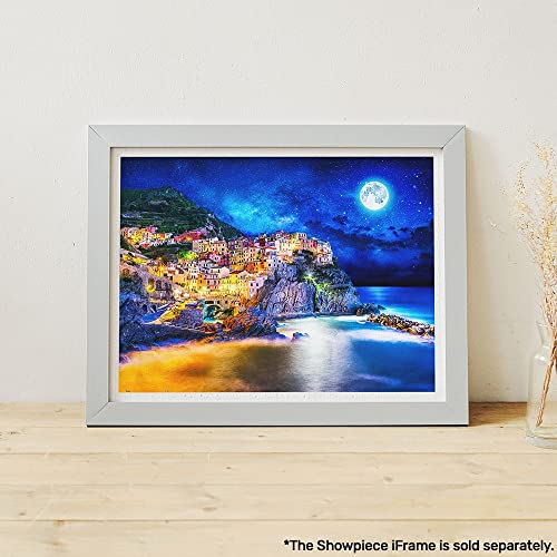 Pintoo Jigsaw Puzzles 1200 Piece for Adults - Starry Night of Cinque Terre, Italy Beautiful Plastic Puzzle for Home Decor Zero Dust Easy Storage [H2056] - Image 2