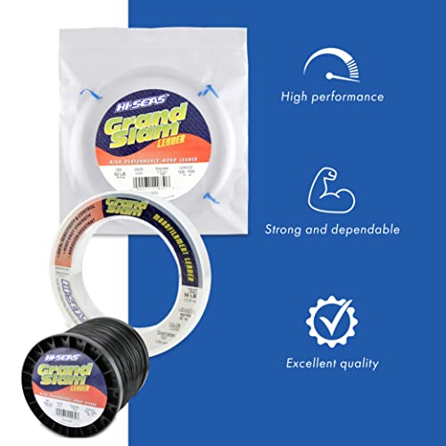 Hi-Seas Grand Slam Monofilament Leader, 150 Pound Test, Clear, 100-Yard Coil - Image 3