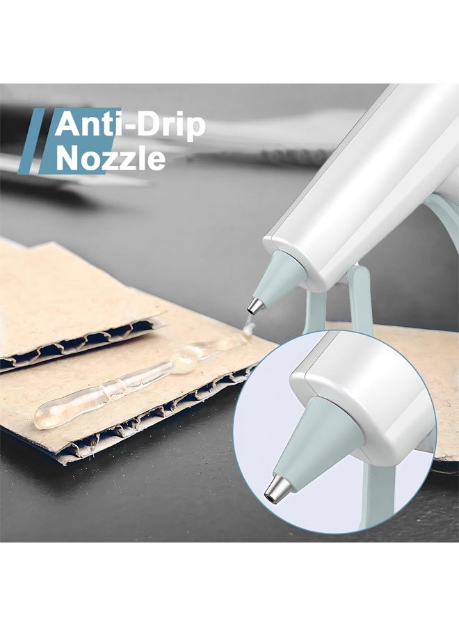 DUNISO Cordless Hot Melt Glue Gun Set, Fast Preheating Glue Gun Set, 10 Premium Glue Gun Sticks, USB Charging Base, DIY Tool for School DIY Art Projects and Home Repairs - Image 4