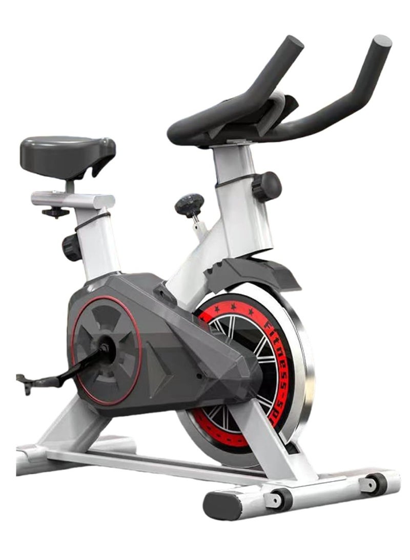 DIGI CORE Indoor Cycling Bike Brake Pad Stationary Bike With Tablet Mount & Comfortable Seat Cushion Adjustable Height Adjustable Saddle Spin Bike Fitness Bike Exercise Bike Exercise Machine