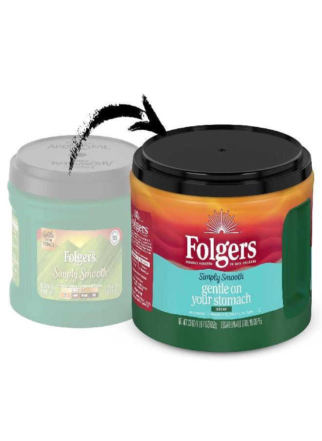 Folgers Folgers Simply Smooth Mild Roast Ground Coffee, 23 Ounces  - Image 2