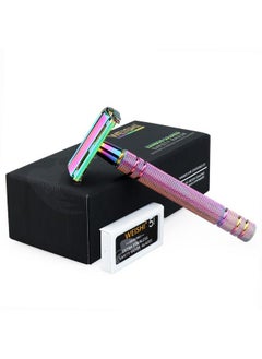 WeiShi Safety Razor Butterfly Open Double Edge Elegant Rainbow Color  - Image 2