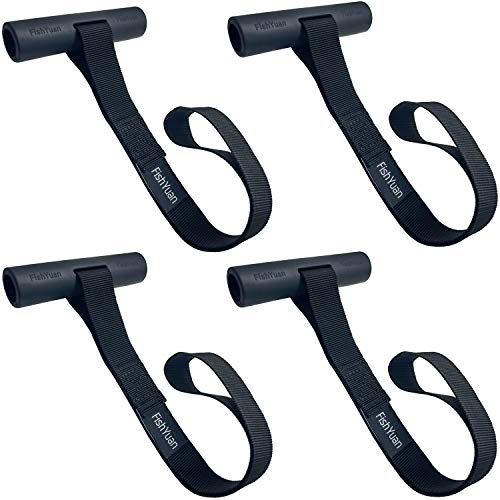 FishYuan Kayak and Canoe Tie Down Set, 4Pcs Quick Loops and 2Pcs Sentry Ratchet Tie Down Rope and 2Pcs Rope - Image 3