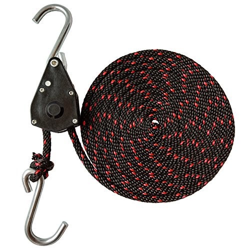 FishYuan Kayak and Canoe Tie Down Set, 4Pcs Quick Loops and 2Pcs Sentry Ratchet Tie Down Rope and 2Pcs Rope - Image 4