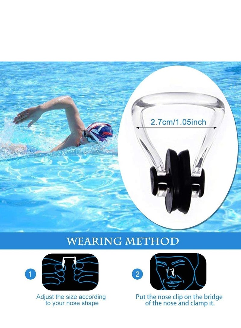 Generic Swimming Nose Plug Clip Waterproof Protector Training Silica Gel Swim For Adult and Kids 10 Pieces - Image 5