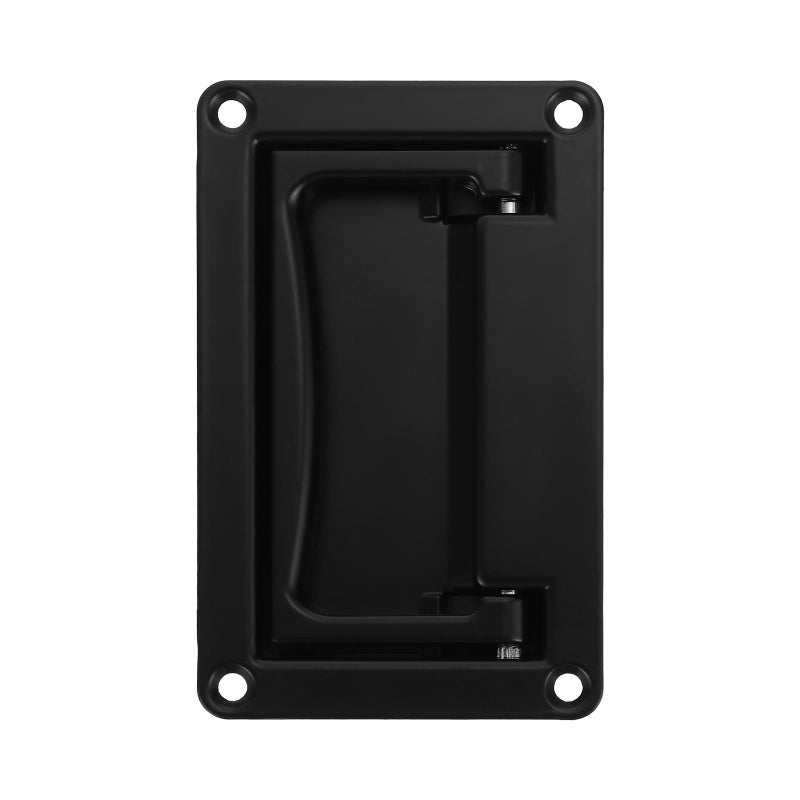 Black Medium Folding Recessed Toolbox Handle For Furniture And Tool Cabinet - Image 2