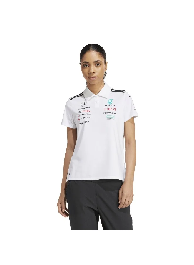 Adidas Adidas Mer Tm Polo Ww White Polo Shirt (Short Sleeve) Polo Shirts For Women