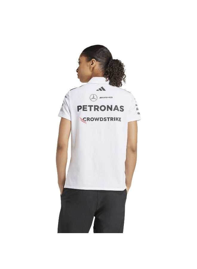 Adidas Mer Tm Polo Ww White Motorsport Polo Shirts For Women XS  - Image 3