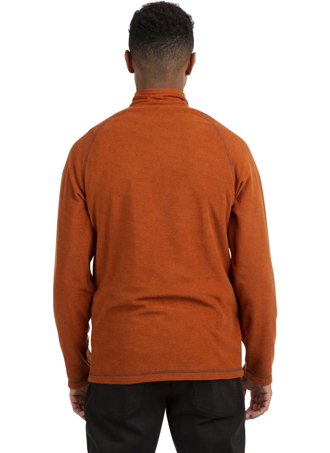Trespass Orange Men's Stand-Up Collar Fleece Sweatshirt MAFLMFN20001